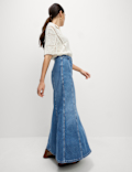 Denim Maxi Skirt
