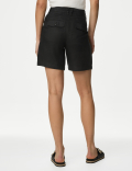 Pure Linen High Waisted Shorts