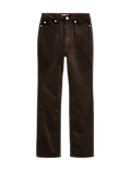 Cotton Rich Cord Straight Leg Trousers with Modal
