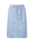 Linen Rich A-Line Skirt