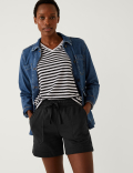 Cotton Rich Jersey Jogger Shorts