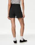 Cotton Rich Jersey High Waisted Shorts