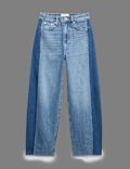 Mid Rise Barrel Jeans