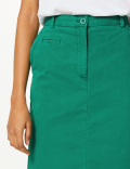 Pure Cotton Chino Skirt