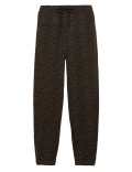 Jersey Animal Print Tapered Joggers