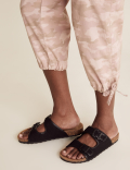 Tencel&trade; Rich Cargo Camo Cropped Trousers