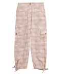 Tencel&trade; Rich Cargo Camo Cropped Trousers