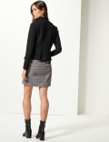Textured Jersey Short Jacket