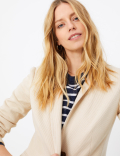 Textured Single Breasted Blazer