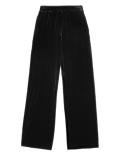 Velvet Wide Leg Trousers