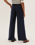 High Waisted Wide Leg Trousers