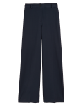 High Waisted Wide Leg Trousers
