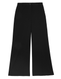 High Waisted Wide Leg Trousers