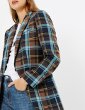 Checked Single Breasted Blazer