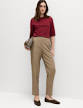 Tapered Ankle Grazer Trousers