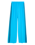 Side Stripe Wide Leg Trousers