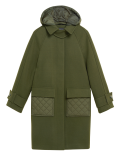Hooded Relaxed Car Coat