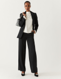 Satin Wide Leg Trousers