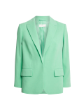 Crepe Relaxed Single Breasted Blazer