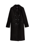 Double Breasted Longline Tailored Coat