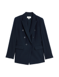 Tailored Relaxed Double Breasted Blazer