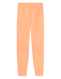 Cotton Blend Slim Fit Ankle Grazer Trousers