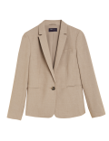 Marl Slim Single Breasted Blazer