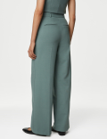 Woven Wide Leg Trousers