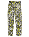 Cotton Rich Printed Slim Fit Trousers