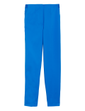 Cotton Blend Slim Fit Ankle Grazer Trousers