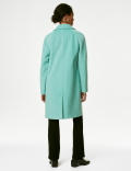 Twill Single Breasted Tailored Coat