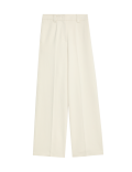 Crepe Tab Detail Wide Leg Trousers