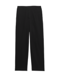 Cotton Rich Straight Leg Ankle Grazer Trousers