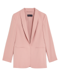 Satin Look Relaxed Blazer