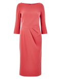 Seam Detail Bodycon Knee Length Dress