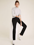 Jersey Straight Leg Trousers