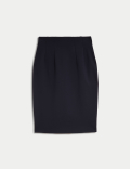 Jersey Knee Length Pencil Skirt