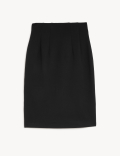 Jersey Knee Length Pencil Skirt