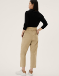 Cotton Rich Balloon Tapered Trousers