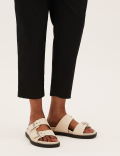 Cotton Rich Balloon Tapered Trousers