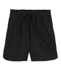 Linen Blend High Waisted Shorts