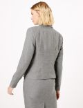 Tailored Checked Single Breasted Blazer