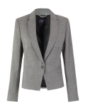 Tailored Checked Single Breasted Blazer