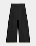Single Pleat Wide Leg Trousers