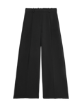 Single Pleat Wide Leg Trousers