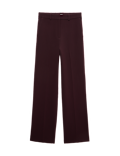 Woven Straight Leg Trousers with Stretch