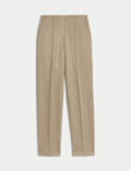 Jersey Twill Straight Leg Trousers