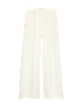 Single Pleat Wide Leg Trousers