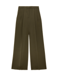Pleated Wide Leg Trousers