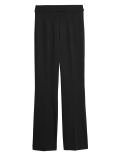 Viscose Mix Plain Regular Fit Trouser